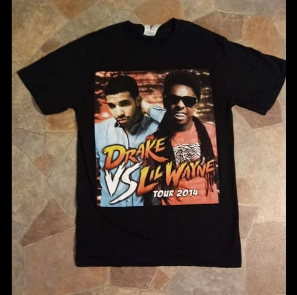 Drake Vs Lil Wayne Tour 2014 T-Shirt